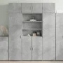 Engineered wood wardrobe in concrete grey, 80x42.5x225 cm by , Sideboards - Ref: Foro24-3281346, Price: 245,47 €, Discount: %