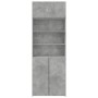 Engineered wood wardrobe in concrete grey, 80x42.5x225 cm by , Sideboards - Ref: Foro24-3281346, Price: 250,19 €, Discount: %