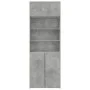 Engineered wood wardrobe in concrete grey, 80x42.5x225 cm by , Sideboards - Ref: Foro24-3281346, Price: 245,47 €, Discount: %