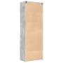 Engineered wood wardrobe in concrete grey, 80x42.5x225 cm by , Sideboards - Ref: Foro24-3281346, Price: 250,19 €, Discount: %