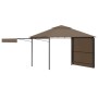 Gazebo with double extendable taupe gray roof 3x3x2.75m 180g/m² by vidaXL, Tents and gazebos - Ref: Foro24-312268, Price: 272...