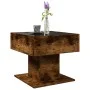 Center table and LED smoked oak engineered wood 50x50x45cm by , Coffee table - Ref: Foro24-847529, Price: 92,95 €, Discount: %