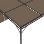 Garden gazebo with taupe gray side curtain 3x3x2.25 m by vidaXL, Tents and gazebos - Ref: Foro24-312263, Price: 222,23 €, Dis...