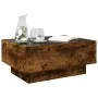 Center table and LED smoked oak engineered wood 70x50x30cm by , Coffee table - Ref: Foro24-847515, Price: 117,72 €, Discount: %