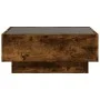 Center table and LED smoked oak engineered wood 70x50x30cm by , Coffee table - Ref: Foro24-847515, Price: 117,72 €, Discount: %