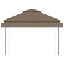 Gazebo with double extendable taupe gray roof 3x3x2.75m 180g/m² by vidaXL, Tents and gazebos - Ref: Foro24-312268, Price: 237...