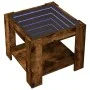 Center table and LED smoked oak engineered wood 53x53x45cm by , Coffee table - Ref: Foro24-847543, Price: 82,79 €, Discount: %