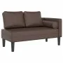 Daybed sofa with brown synthetic leather cushions by , Daybeds - Ref: Foro24-4007566, Price: 154,95 €, Discount: %