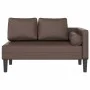 Daybed sofa with brown synthetic leather cushions by , Daybeds - Ref: Foro24-4007566, Price: 154,95 €, Discount: %