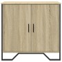 Engineered wood sideboard in Sonoma oak 78x35.5x74.5 cm by , Sideboards - Ref: Foro24-848540, Price: 70,79 €, Discount: %