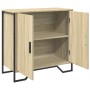 Engineered wood sideboard in Sonoma oak 78x35.5x74.5 cm by , Sideboards - Ref: Foro24-848540, Price: 70,79 €, Discount: %
