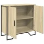 Engineered wood sideboard in Sonoma oak 78x35.5x74.5 cm by , Sideboards - Ref: Foro24-848540, Price: 69,70 €, Discount: %