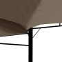 Gazebo with double extendable taupe gray roof 3x3x2.75m 180g/m² by vidaXL, Tents and gazebos - Ref: Foro24-312268, Price: 272...