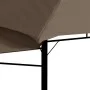 Gazebo with double extendable taupe gray roof 3x3x2.75m 180g/m² by vidaXL, Tents and gazebos - Ref: Foro24-312268, Price: 237...