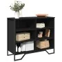 Engineered wood black sideboard 91x35.5x74.5 cm by , Sideboards - Ref: Foro24-848549, Price: 68,22 €, Discount: %