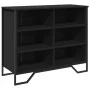 Engineered wood black sideboard 91x35.5x74.5 cm by , Sideboards - Ref: Foro24-848549, Price: 68,22 €, Discount: %