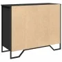 Aparador madera de ingeniería negro 91x35,5x74,5 cm de , Aparadores - Ref: Foro24-848549, Precio: 68,22 €, Descuento: %