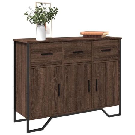 Ingenieurholz-Sideboard in Eichenbraun 97x32,5x74,5 cm von , Sideboards - Ref: Foro24-848563, Preis: 106,30 €, Rabatt: %