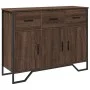 Engineered wood brown oak sideboard 97x32.5x74.5 cm by , Sideboards - Ref: Foro24-848563, Price: 104,85 €, Discount: %