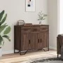 Engineered wood brown oak sideboard 97x32.5x74.5 cm by , Sideboards - Ref: Foro24-848563, Price: 104,85 €, Discount: %
