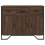 Engineered wood brown oak sideboard 97x32.5x74.5 cm by , Sideboards - Ref: Foro24-848563, Price: 104,85 €, Discount: %