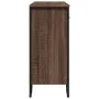 Engineered wood brown oak sideboard 97x32.5x74.5 cm by , Sideboards - Ref: Foro24-848563, Price: 104,85 €, Discount: %