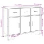 Ingenieurholz-Sideboard in Eichenbraun 97x32,5x74,5 cm von , Sideboards - Ref: Foro24-848563, Preis: 106,30 €, Rabatt: %