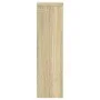Plant stands 2 units oak wood Sonoma 17x17x60 cm by , Pot stands - Ref: Foro24-852935, Price: 43,02 €, Discount: %