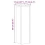 Pflanzenständer 2 Stück Eichenholz Sonoma 17x17x60 cm von , Topfständer - Ref: Foro24-852935, Preis: 46,94 €, Rabatt: %