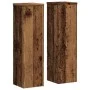 Soportes de plantas 2 uds madera roble envejecido 17x17x60 cm de , Soportes para macetas - Ref: Foro24-852940, Precio: 44,60 ...