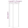Pflanzenständer 2 Stück Eichenholz in gealterter Optik 17x17x60 cm von , Topfständer - Ref: Foro24-852940, Preis: 49,72 €, Ra...