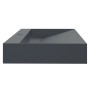 Cast mineral/marble anthracite washbasin 120x46x11 cm by , Sinks - Ref: Foro24-155986, Price: 258,27 €, Discount: %