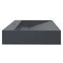 Cast mineral/marble anthracite washbasin 120x46x11 cm by , Sinks - Ref: Foro24-155986, Price: 254,34 €, Discount: %