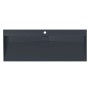 Cast mineral/marble anthracite washbasin 120x46x11 cm by , Sinks - Ref: Foro24-155986, Price: 258,27 €, Discount: %