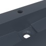 Cast mineral/marble anthracite washbasin 120x46x11 cm by , Sinks - Ref: Foro24-155986, Price: 258,27 €, Discount: %