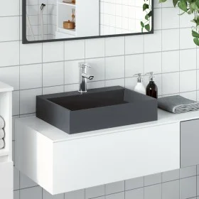 Mineral-/Anthrazit-Marmorwaschbecken 50x38x13 cm von , Sinkt - Ref: Foro24-155984, Preis: 155,90 €, Rabatt: %