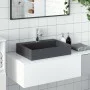 Lavabo de fundición de mineral/mármol antracita 50x38x13 cm de , Lavabos - Ref: Foro24-155984, Precio: 155,87 €, Descuento: %