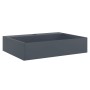 Lavabo de fundición de mineral/mármol antracita 50x38x13 cm de , Lavabos - Ref: Foro24-155984, Precio: 159,24 €, Descuento: %