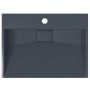 Lavabo de fundición de mineral/mármol antracita 50x38x13 cm de , Lavabos - Ref: Foro24-155984, Precio: 159,24 €, Descuento: %