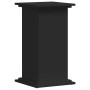Pflanzenständer aus schwarzem Ingenieurholz 33x33x60 cm von , Topfständer - Ref: Foro24-852961, Preis: 40,92 €, Rabatt: %