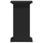 Plant stands made of black engineered wood, 33x33x60 cm. by , Pot stands - Ref: Foro24-852961, Price: 47,96 €, Discount: %