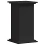 Plant stands made of black engineered wood, 33x33x60 cm. by , Pot stands - Ref: Foro24-852961, Price: 47,96 €, Discount: %