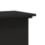 Plant stands made of black engineered wood, 33x33x60 cm. by , Pot stands - Ref: Foro24-852961, Price: 47,96 €, Discount: %