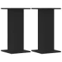 Pflanzenständer 2 Stück aus schwarzem Ingenieurholz 30x30x60 cm von , Topfständer - Ref: Foro24-3307856, Preis: 58,58 €, Raba...
