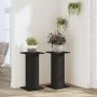 Pflanzenständer 2 Stück aus schwarzem Ingenieurholz 30x30x60 cm von , Topfständer - Ref: Foro24-3307856, Preis: 58,58 €, Raba...