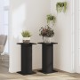 Plant stands 2 units engineered wood black 30x30x60 cm by , Pot stands - Ref: Foro24-3307856, Price: 55,09 €, Discount: %
