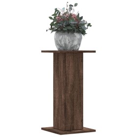 Pflanzenständer 2 Stück aus Eichenholz in Braun 30x30x60 cm von , Topfständer - Ref: Foro24-3307861, Preis: 55,62 €, Rabatt: %