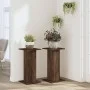 Pflanzenständer 2 Stück aus Eichenholz in Braun 30x30x60 cm von , Topfständer - Ref: Foro24-3307861, Preis: 54,60 €, Rabatt: %