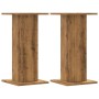 Soportes de plantas 2 uds madera roble artisian 30x30x60 cm de , Soportes para macetas - Ref: Foro24-3307863, Precio: 52,28 €...