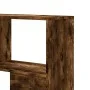 Corner shelf 4 levels smoked oak wood 85x85x140 cm by , Bookcases and shelves - Ref: Foro24-3307814, Price: 164,10 €, Discoun...